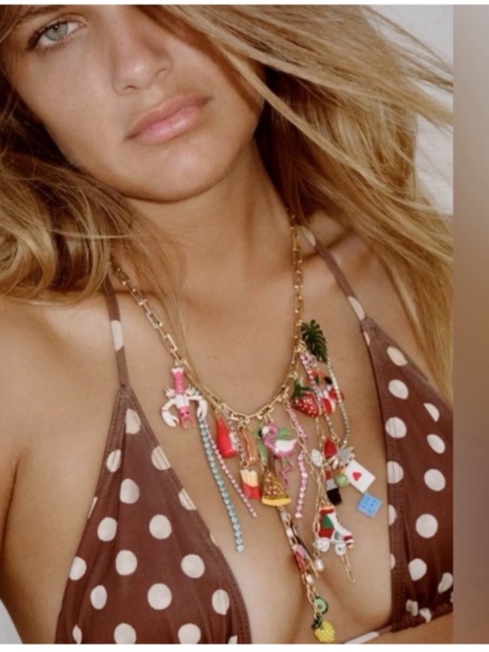 Zara Bloggers Fav TROPICAL CHARM LINK NECKLACE